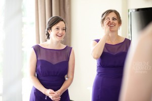happy bridesmaids