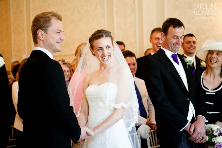 Eastington Park wedding ceremony