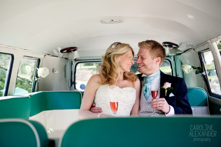 campervan wedding photographs