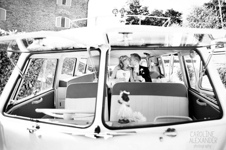 campervan wedding photographs