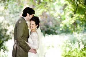 Barnsley House Wedding Photographs trees