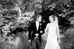 evening sun wedding