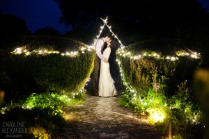 Barnsley House at night