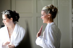 Aynhoe Park bride