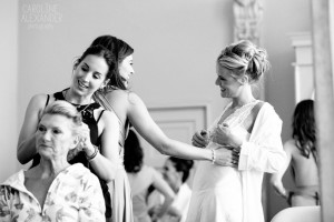 bride laughing