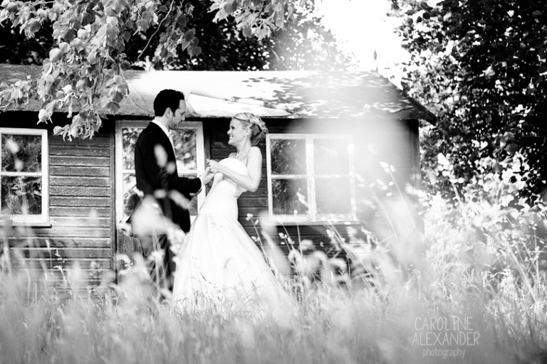 laughing at little house at Aynhoe Park