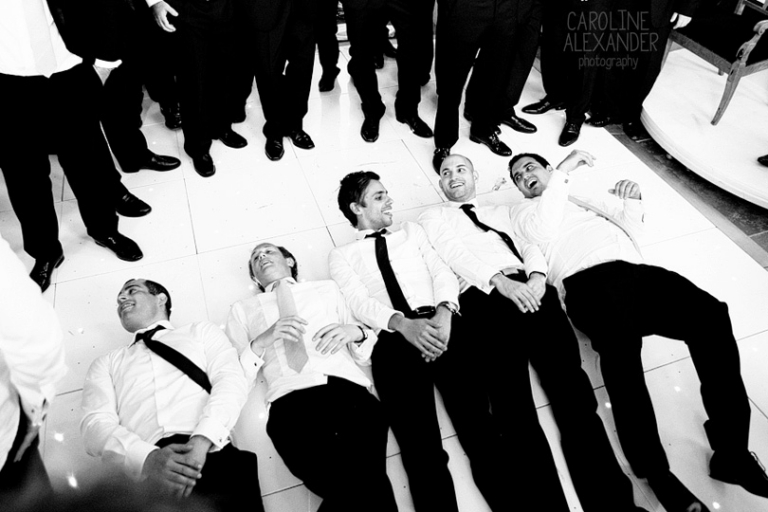 men preparing Jewish wedding