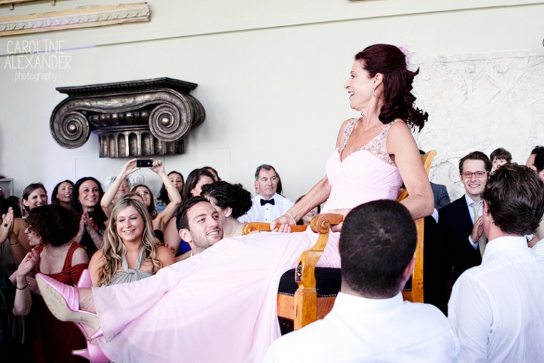 parents jewish chair dance
