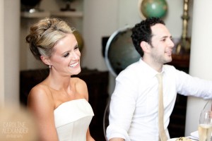 bride reaction speeches at Aynhoe Park