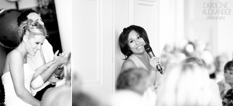 bridesmaids speech at Aynhoe Park