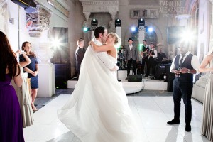 couple first dance at Aynhoe Park