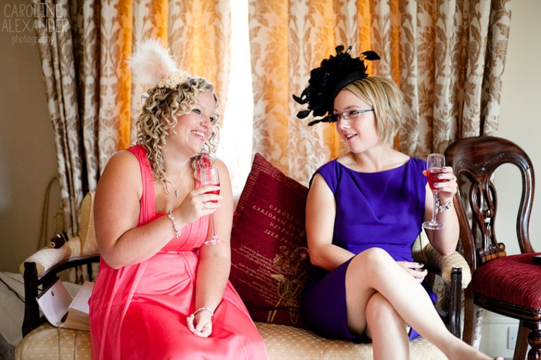 getting ready at Barton House