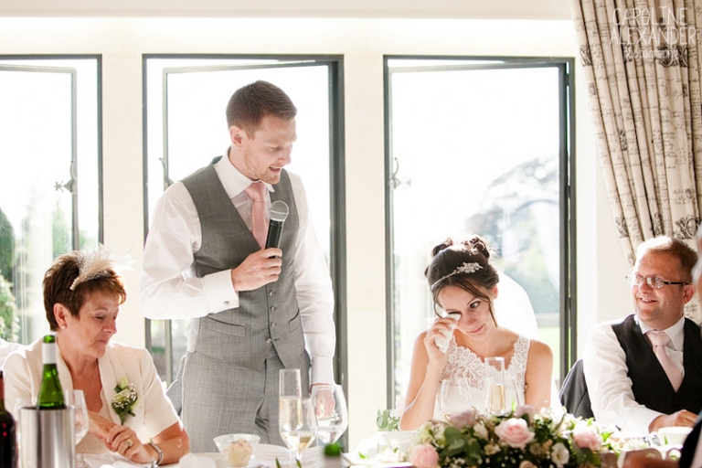 Old Down Manor wedding speech