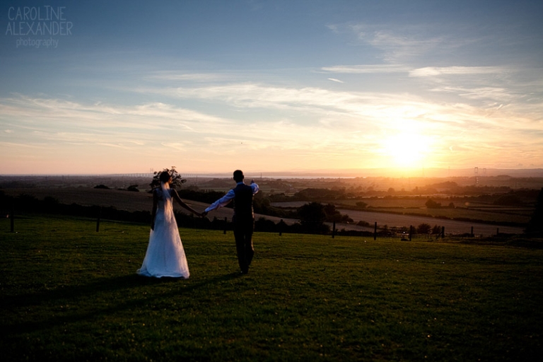 Old Down Manor Sunset wedding