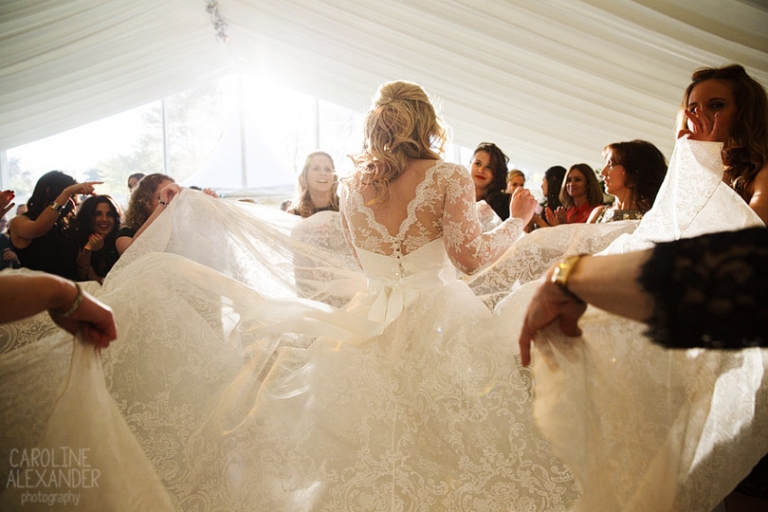 222 Barnsley House Wedding Photographs Israeli dancing