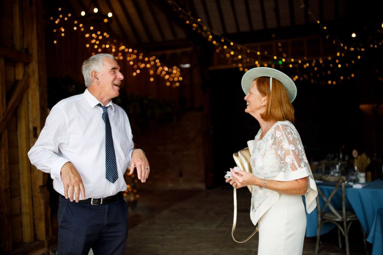 Guests having fun at The Over Barn