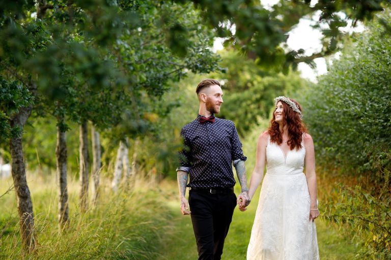 The Over Barn couple portaits