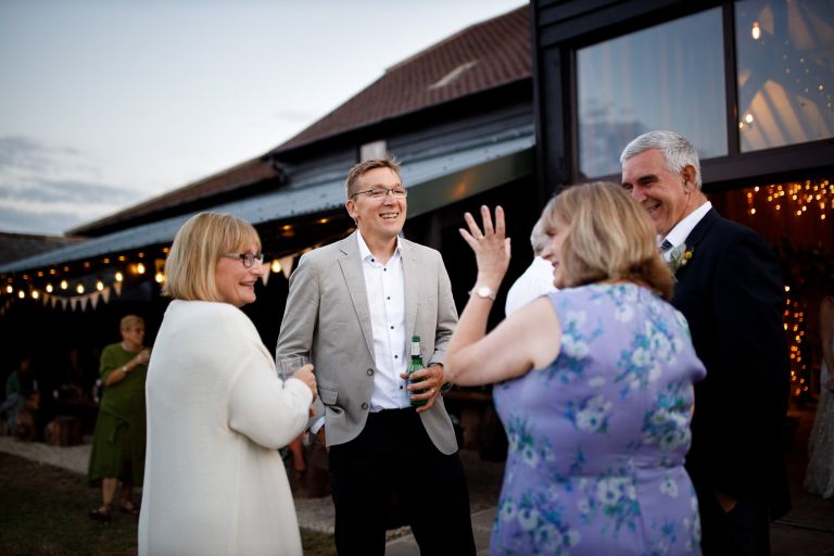 Guests at The Over Barn