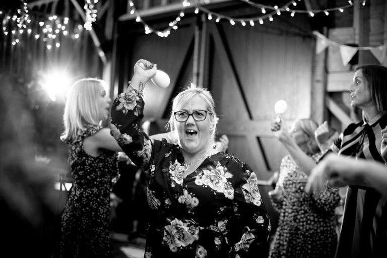 dancing at barn wedding gloucester