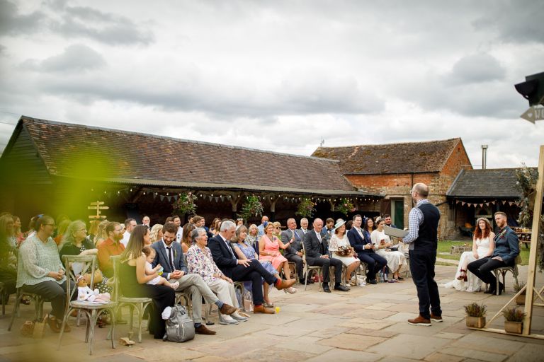 Outdoor Humanist Ceremony at The Over Barn Gloucester